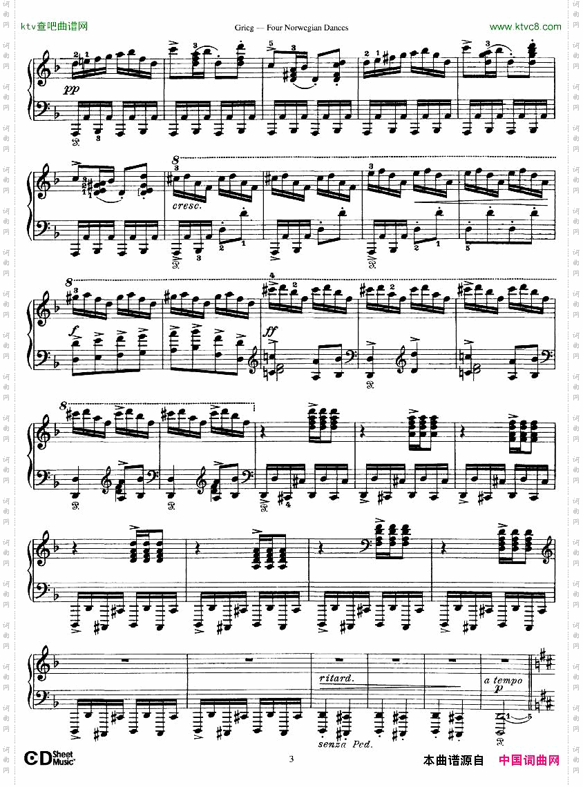 Grieg-FourNorwegianDances