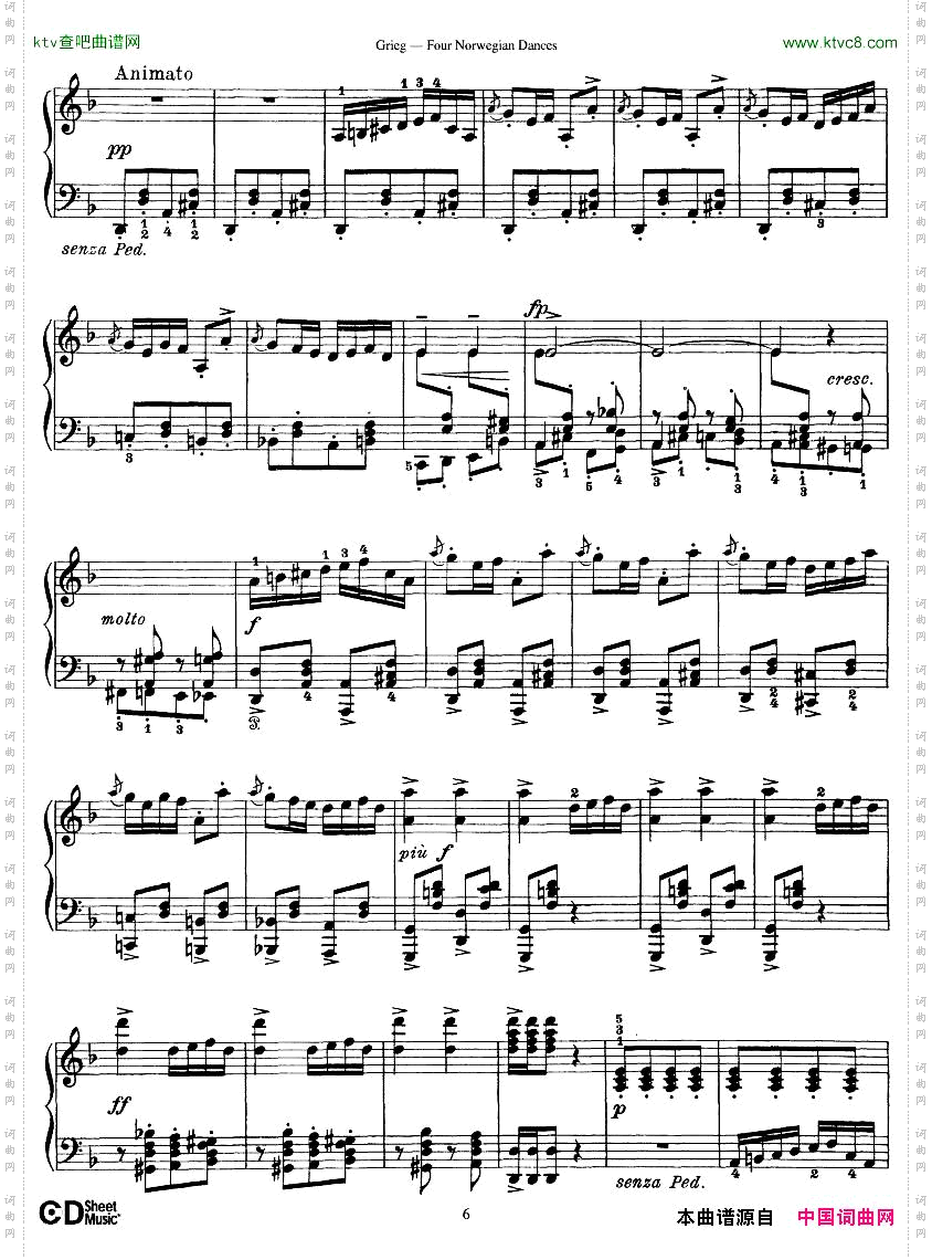 Grieg-FourNorwegianDances