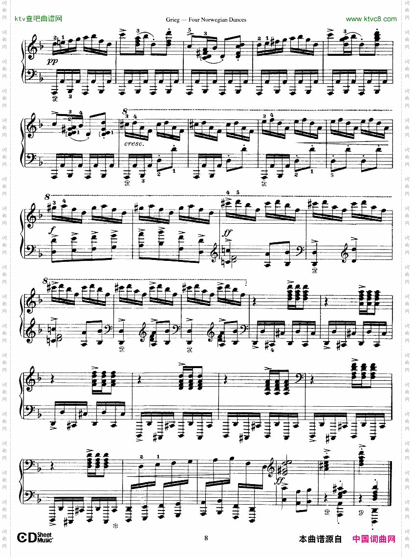 Grieg-FourNorwegianDances