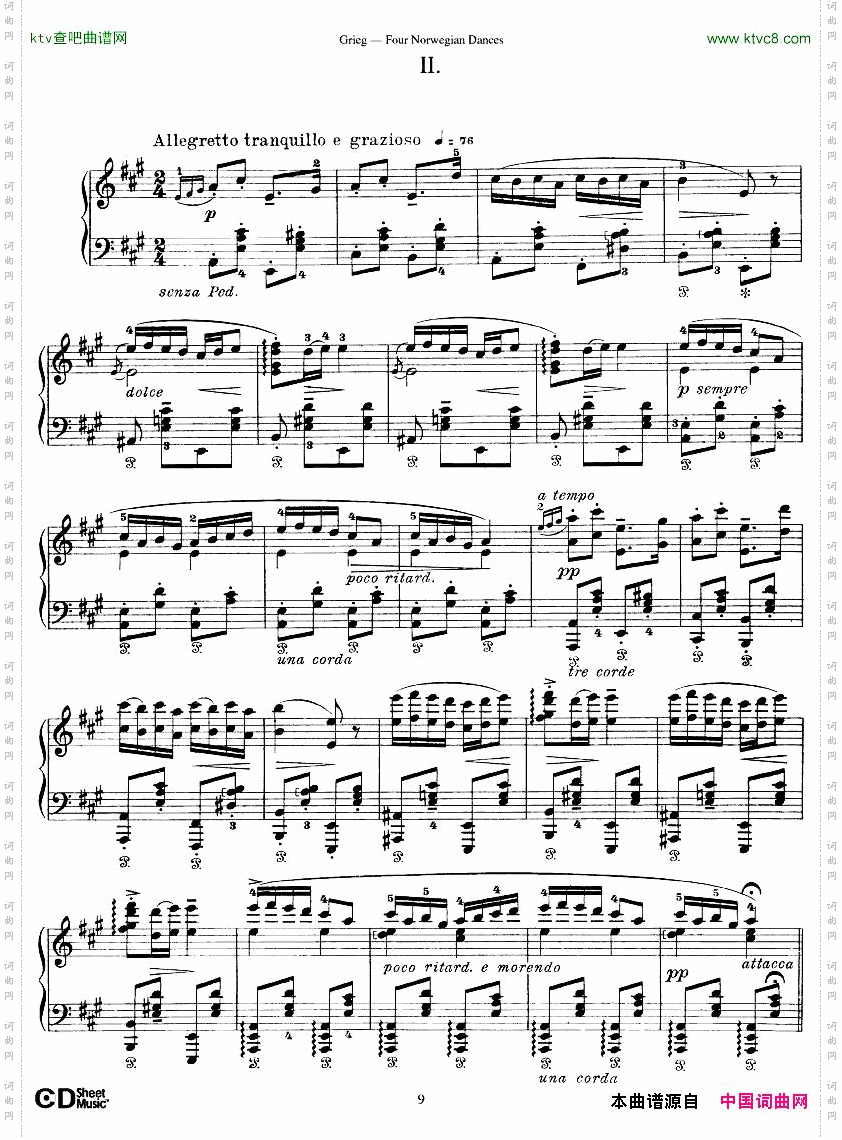Grieg-FourNorwegianDances