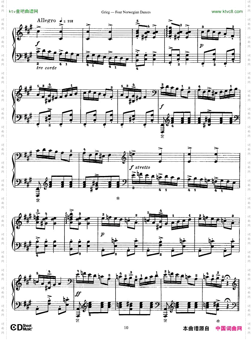 Grieg-FourNorwegianDances