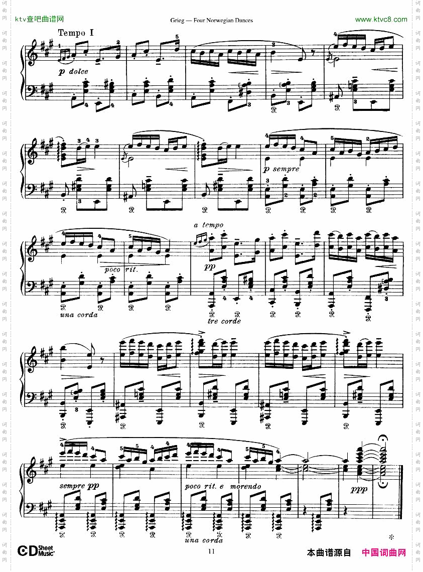 Grieg-FourNorwegianDances