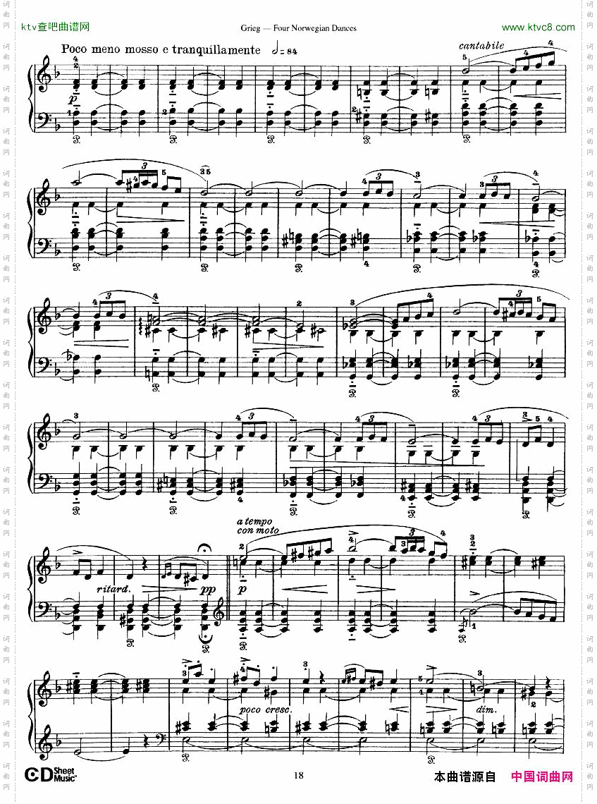Grieg-FourNorwegianDances