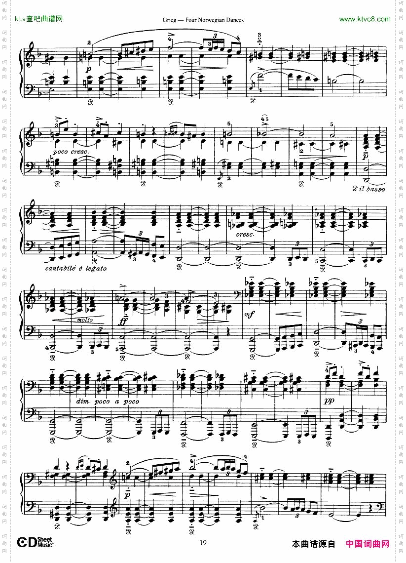 Grieg-FourNorwegianDances