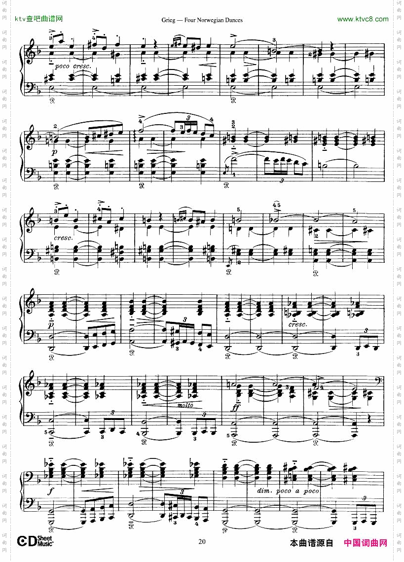 Grieg-FourNorwegianDances