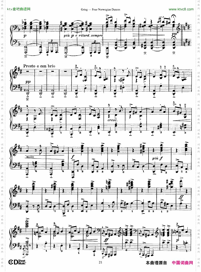 Grieg-FourNorwegianDances