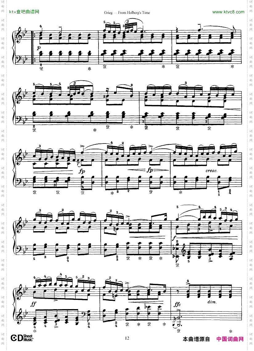 Grieg-FromHolberg’sTime1-5