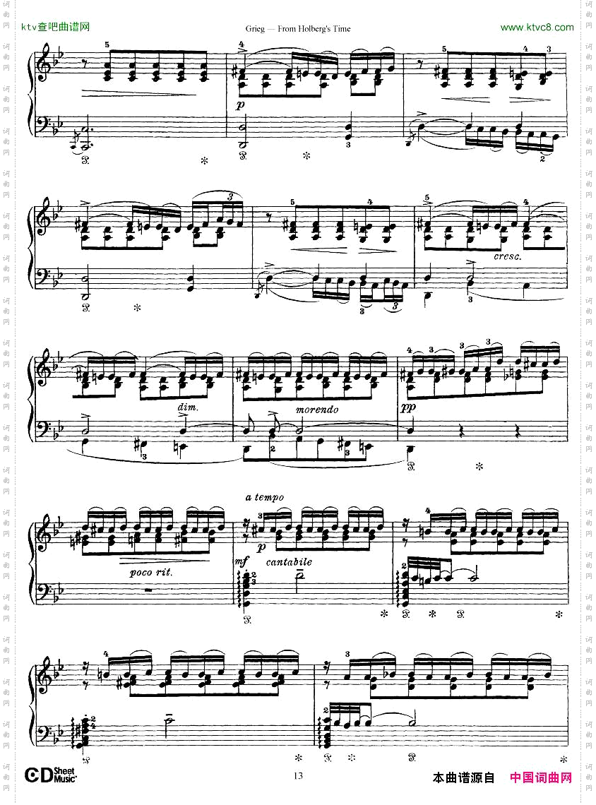 Grieg-FromHolberg’sTime1-5
