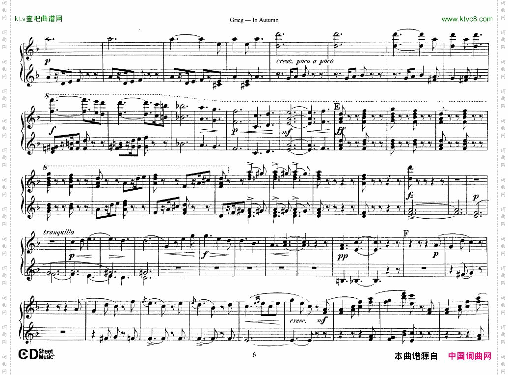 Grieg-InAutumn4Hands