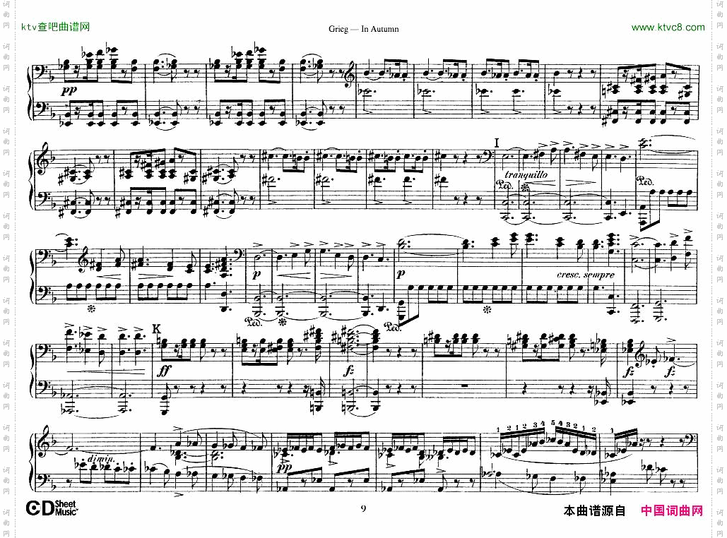 Grieg-InAutumn4Hands