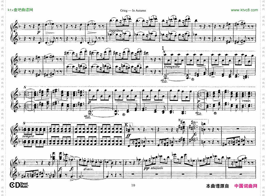 Grieg-InAutumn4Hands