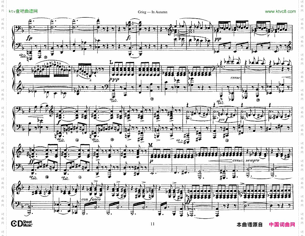 Grieg-InAutumn4Hands