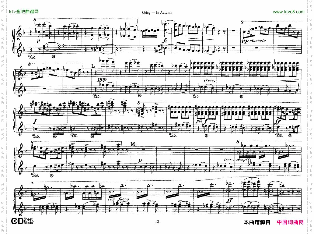 Grieg-InAutumn4Hands