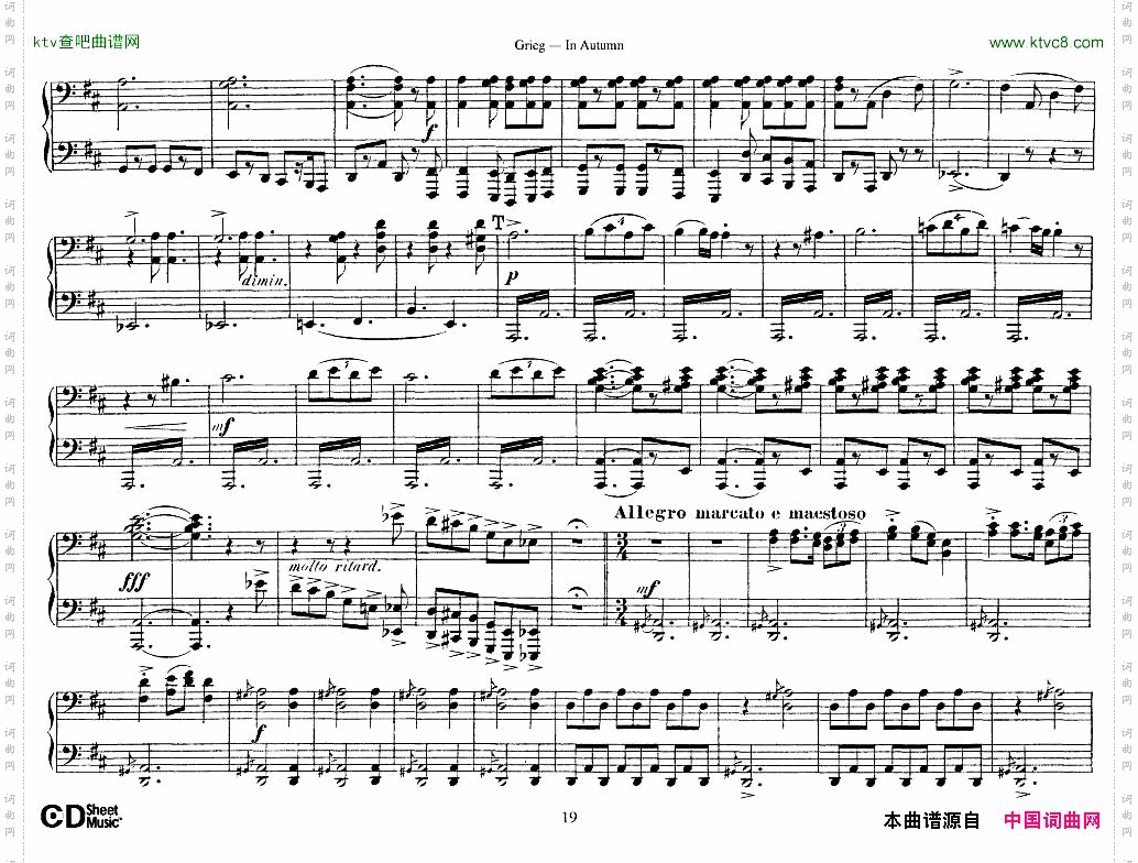 Grieg-InAutumn4Hands