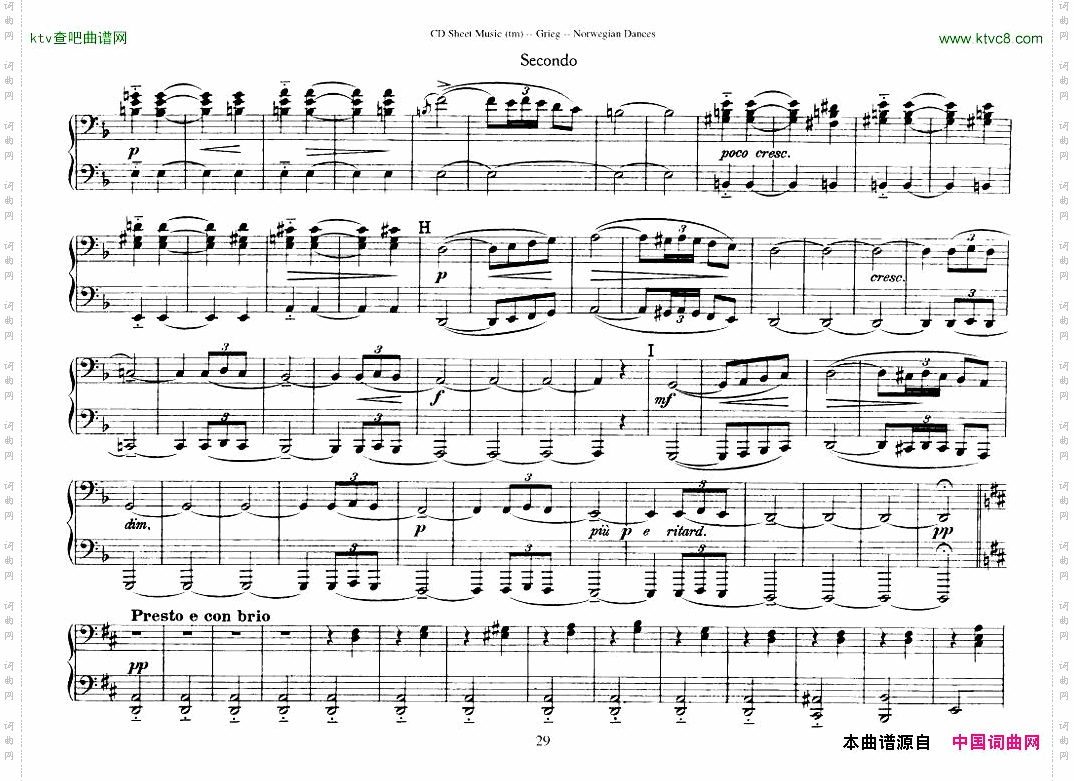 Grieg-NorwegianDanceOp.351-4Duet