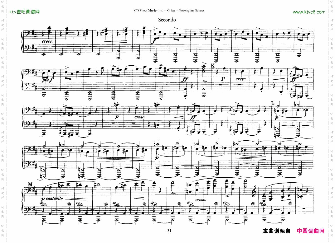 Grieg-NorwegianDanceOp.351-4Duet