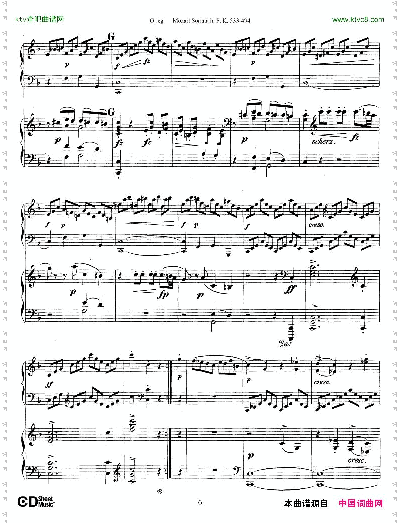 Grieg-SonataK533Mozart2ndPianoGrieg