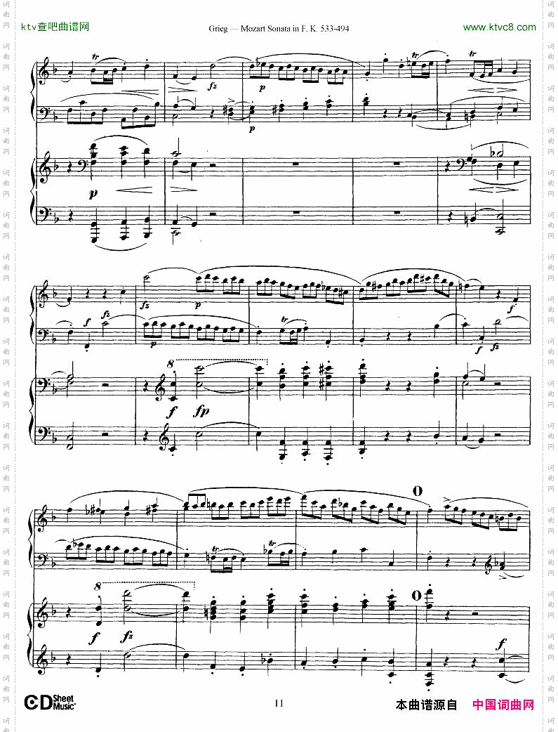 Grieg-SonataK533Mozart2ndPianoGrieg