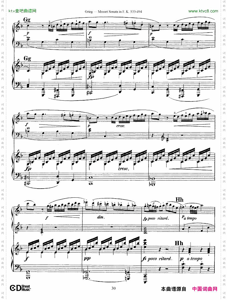Grieg-SonataK533Mozart2ndPianoGrieg
