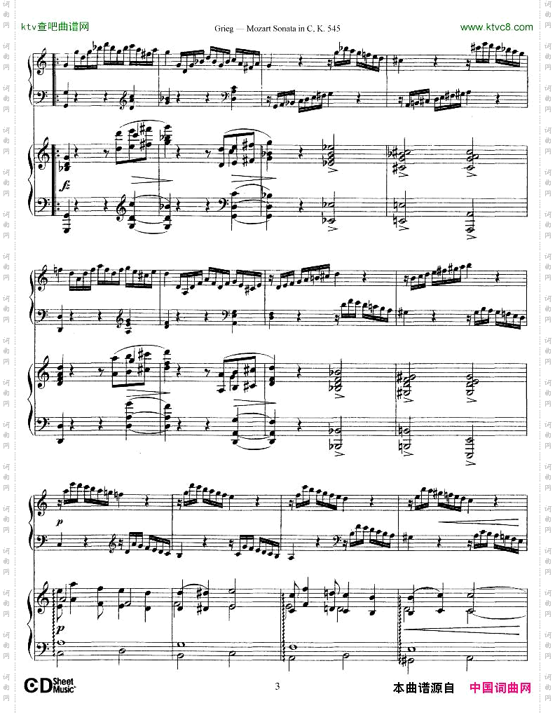 Grieg-SonataK545Mozart2ndPianoGrieg