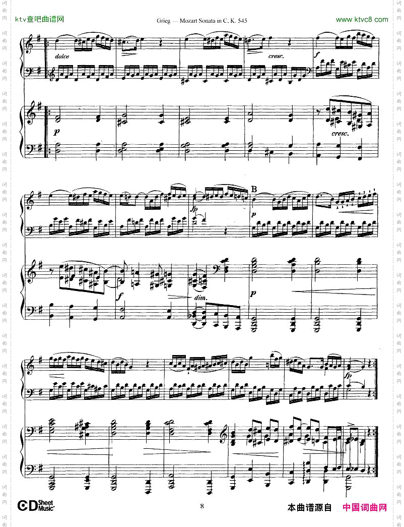 Grieg-SonataK545Mozart2ndPianoGrieg