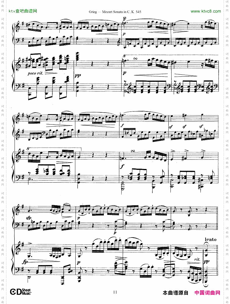Grieg-SonataK545Mozart2ndPianoGrieg