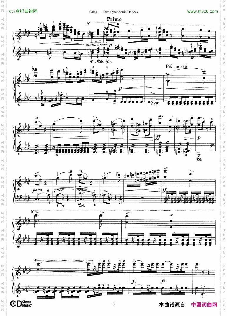 Grieg-TwoSymphonicDances4Hands