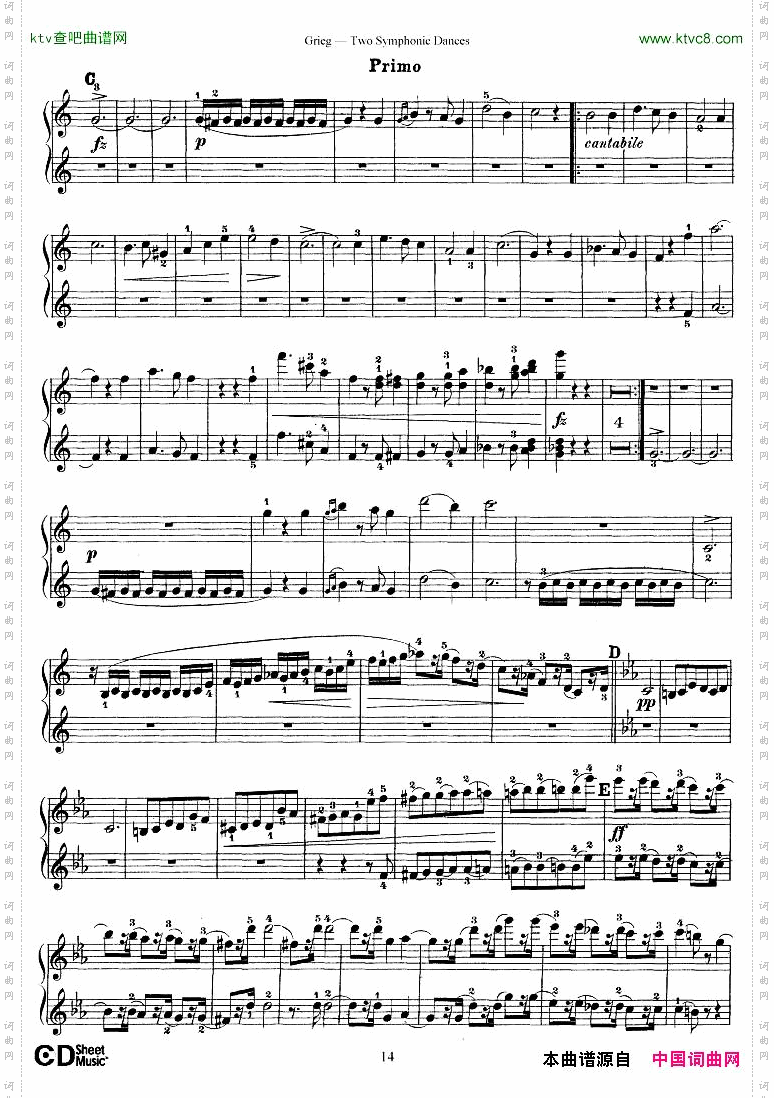 Grieg-TwoSymphonicDances4Hands