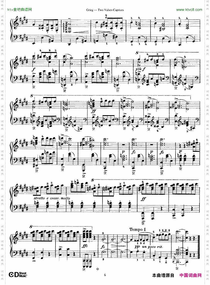 Grieg-TwoValsesCaprices