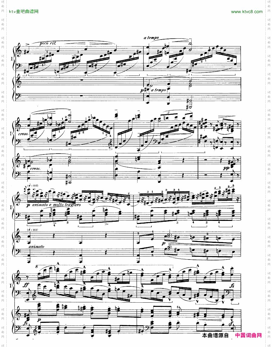 PianoConcertoinAminor,Op.161868,rev.19072pianoarr.