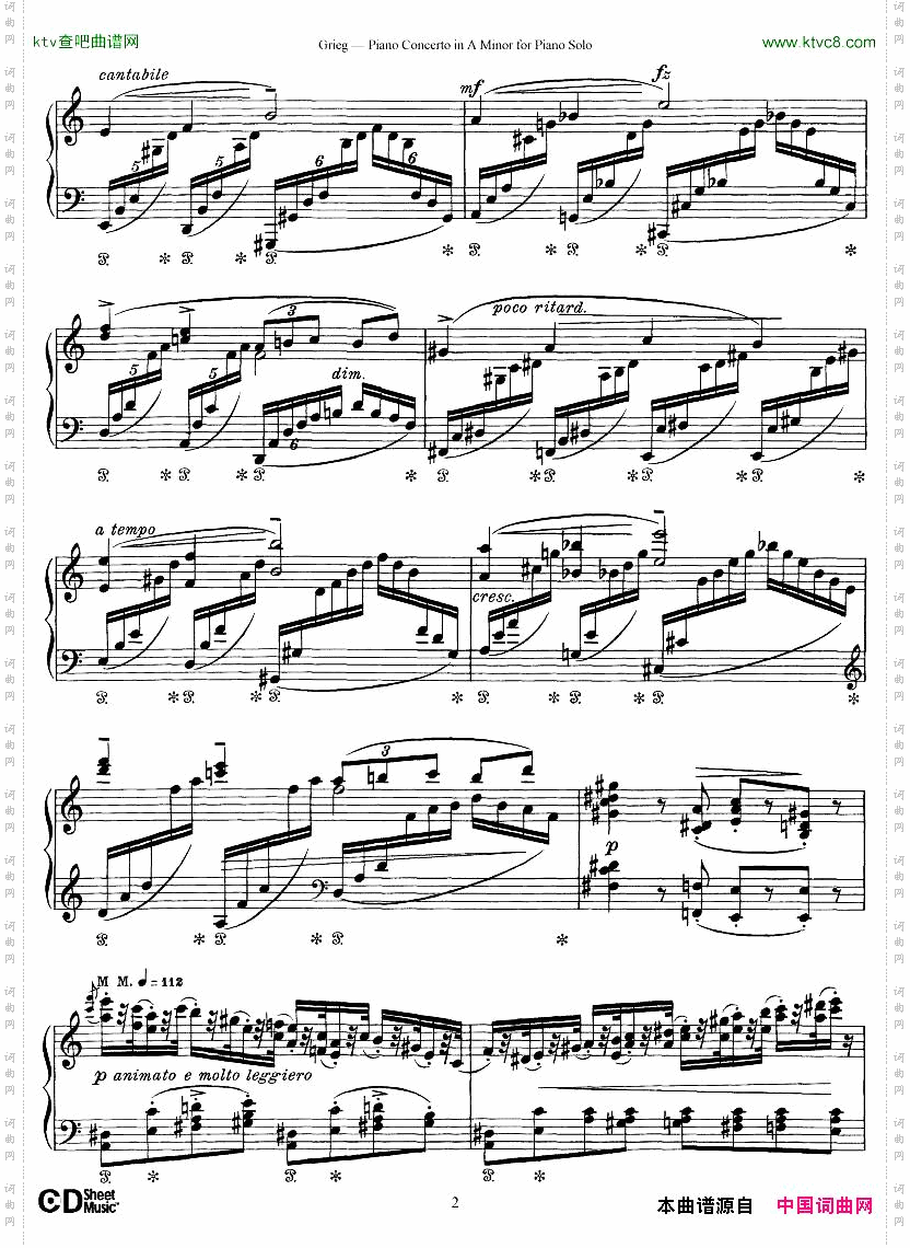 PianoConcertoinAminor,Op.161868,rev.1907pianosoloarr.