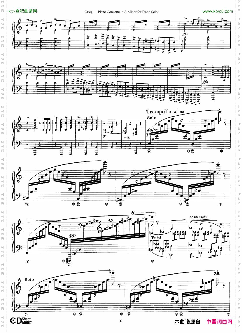 PianoConcertoinAminor,Op.161868,rev.1907pianosoloarr.