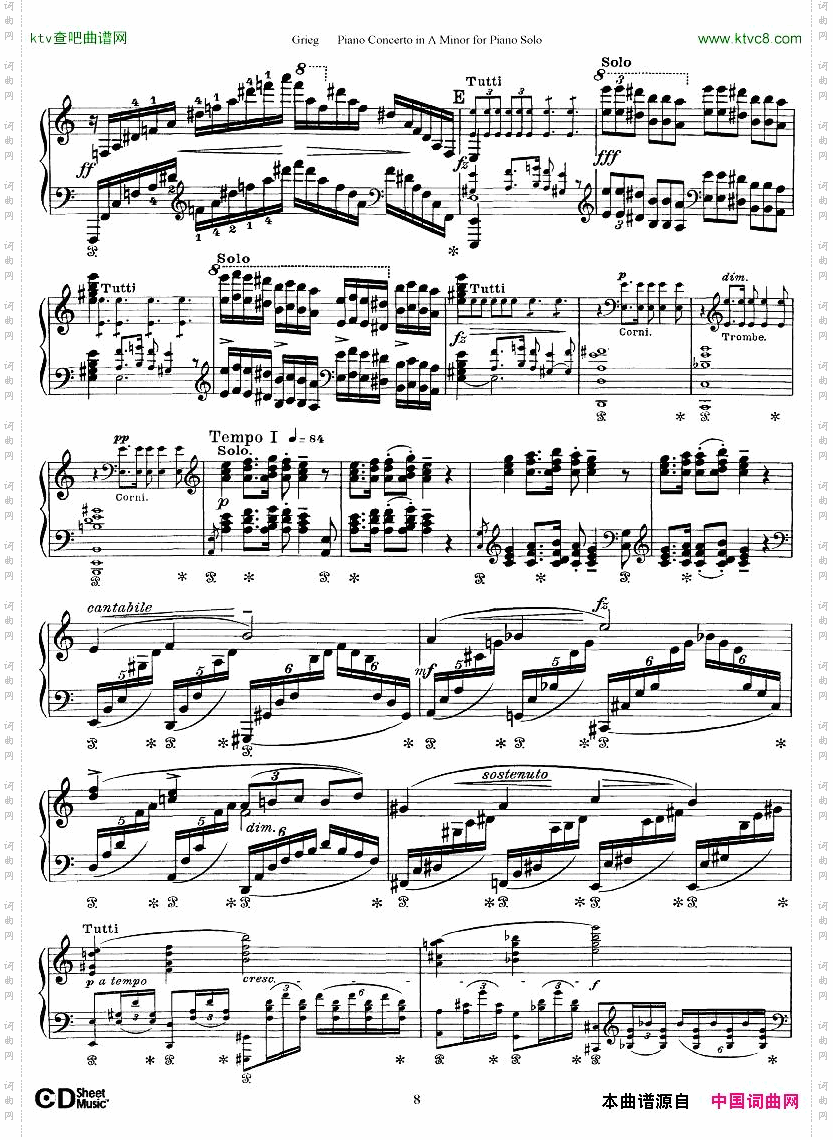 PianoConcertoinAminor,Op.161868,rev.1907pianosoloarr.
