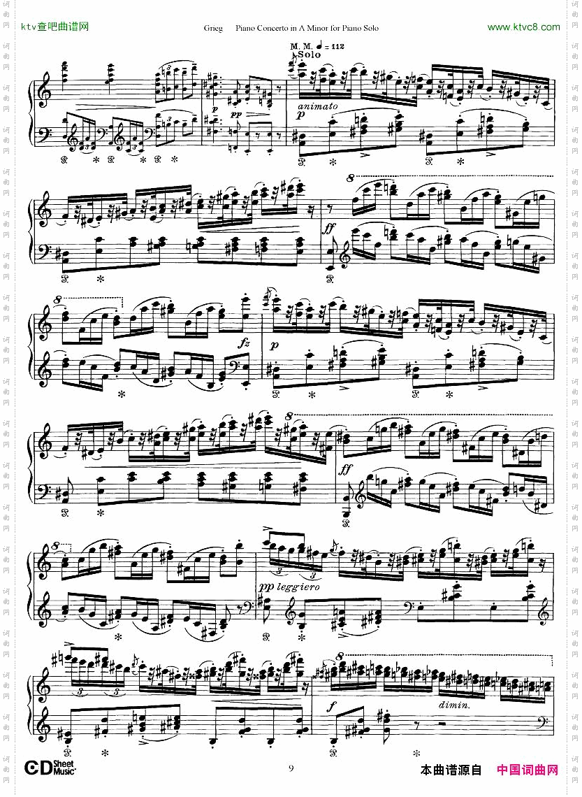 PianoConcertoinAminor,Op.161868,rev.1907pianosoloarr.