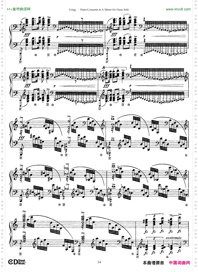 PianoConcertoinAminor,Op.161868,rev.1907pianosoloarr.