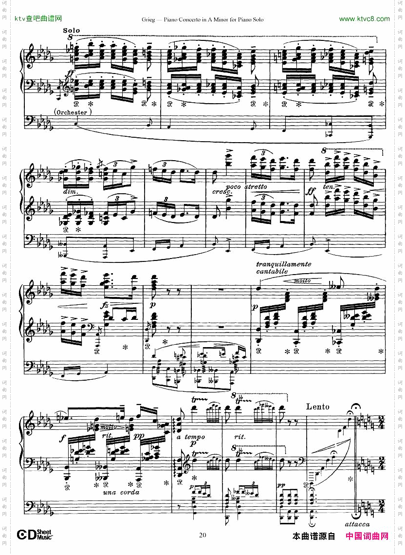 PianoConcertoinAminor,Op.161868,rev.1907pianosoloarr.