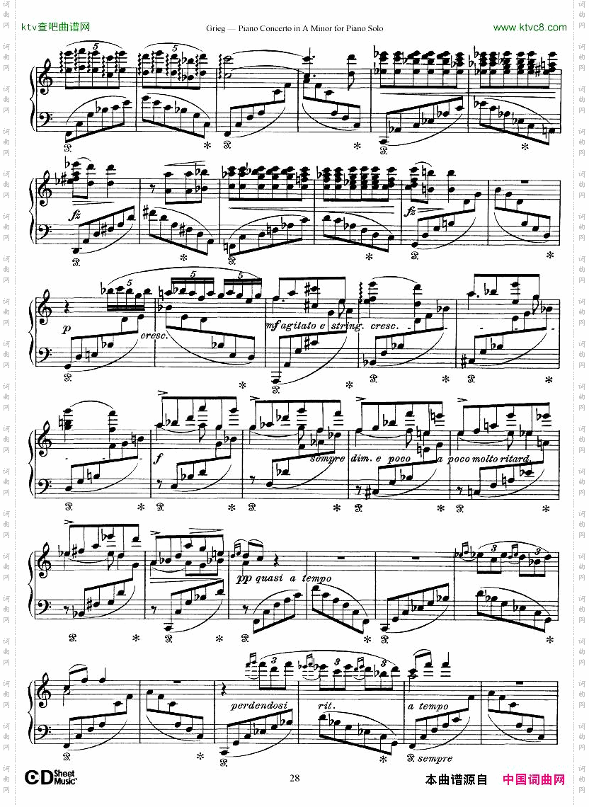 PianoConcertoinAminor,Op.161868,rev.1907pianosoloarr.