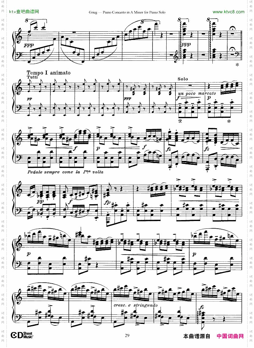 PianoConcertoinAminor,Op.161868,rev.1907pianosoloarr.