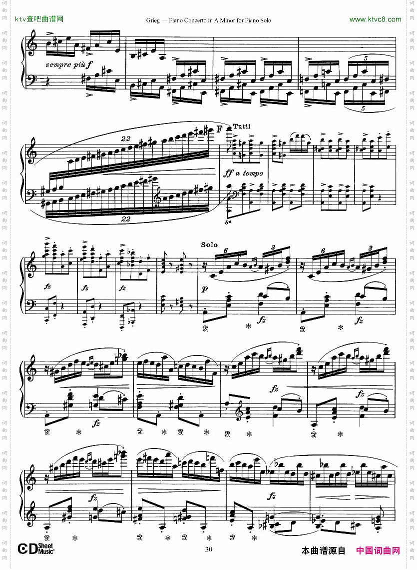 PianoConcertoinAminor,Op.161868,rev.1907pianosoloarr.