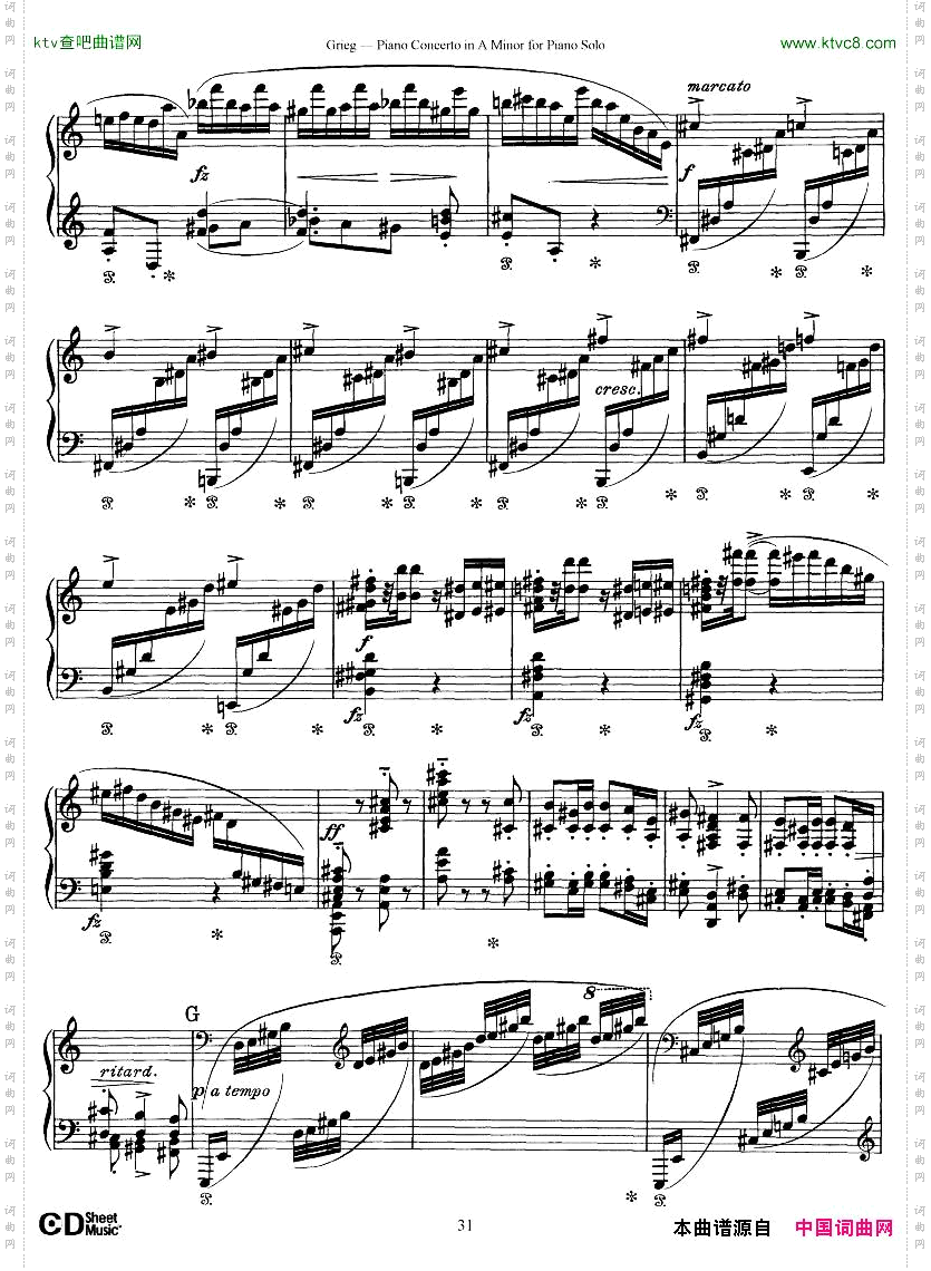 PianoConcertoinAminor,Op.161868,rev.1907pianosoloarr.