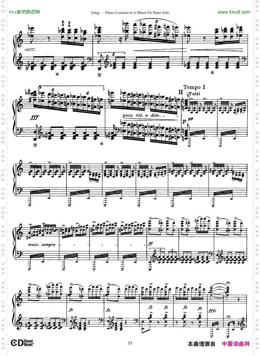 PianoConcertoinAminor,Op.161868,rev.1907pianosoloarr.