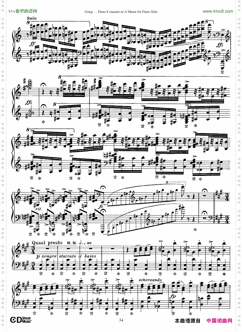 PianoConcertoinAminor,Op.161868,rev.1907pianosoloarr.
