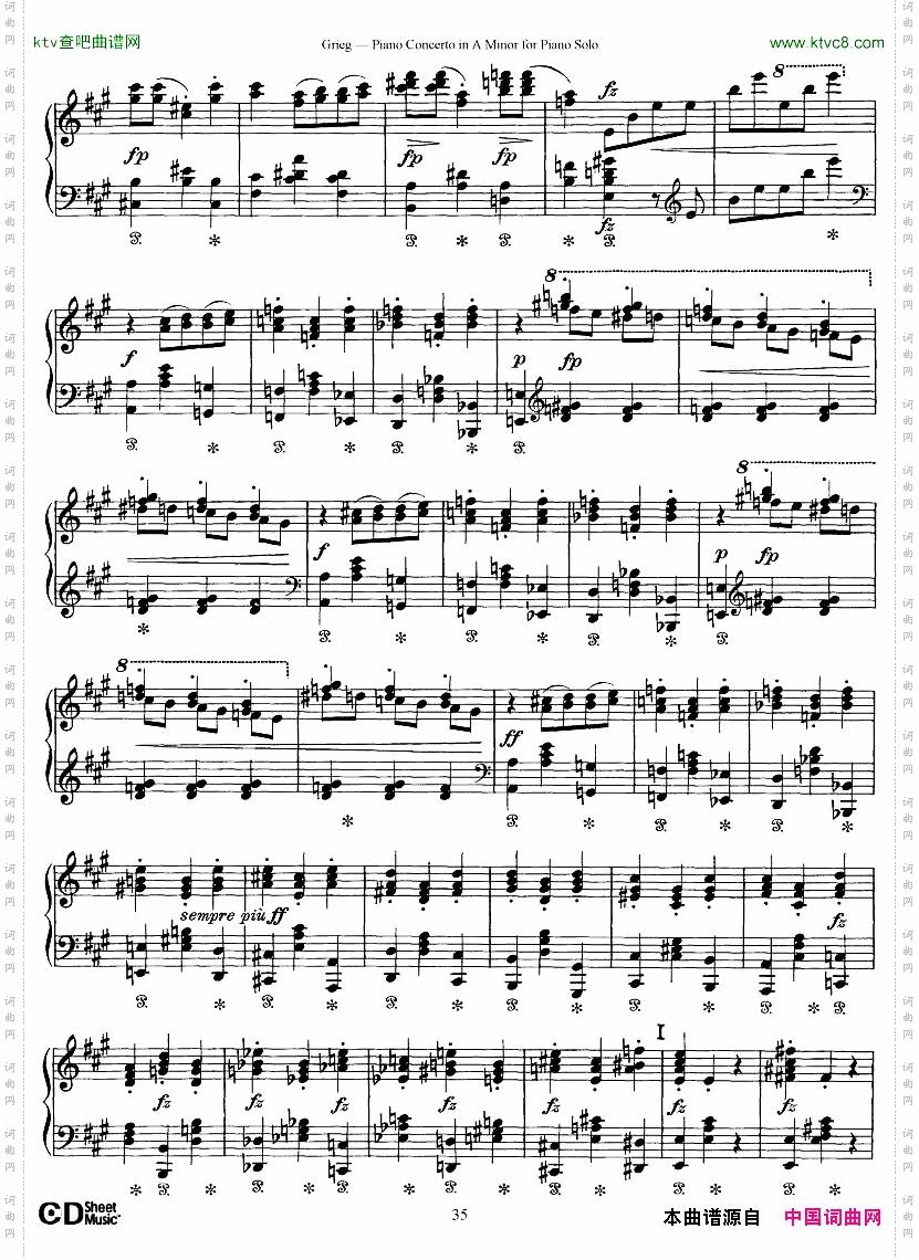 PianoConcertoinAminor,Op.161868,rev.1907pianosoloarr.