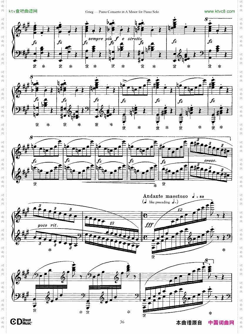 PianoConcertoinAminor,Op.161868,rev.1907pianosoloarr.