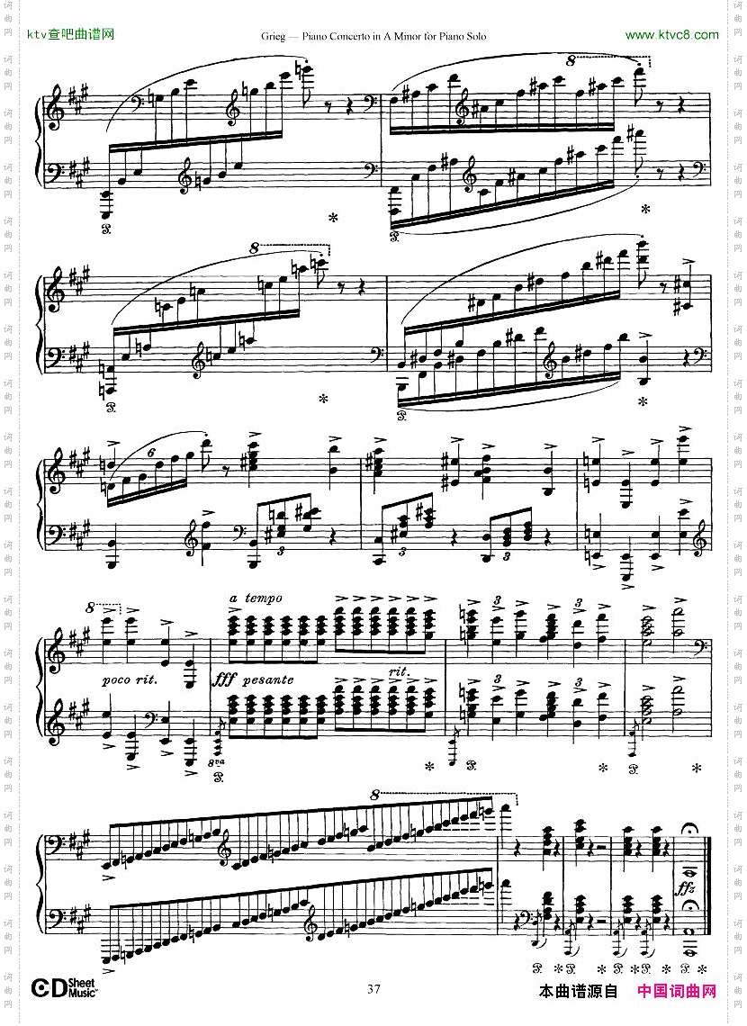 PianoConcertoinAminor,Op.161868,rev.1907pianosoloarr.