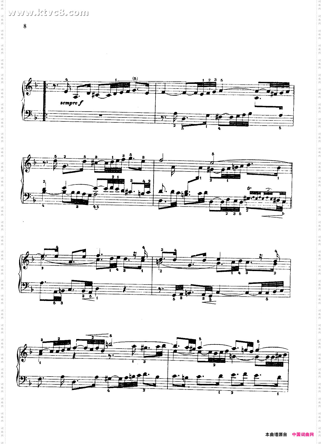 第一组曲D小调.吉格