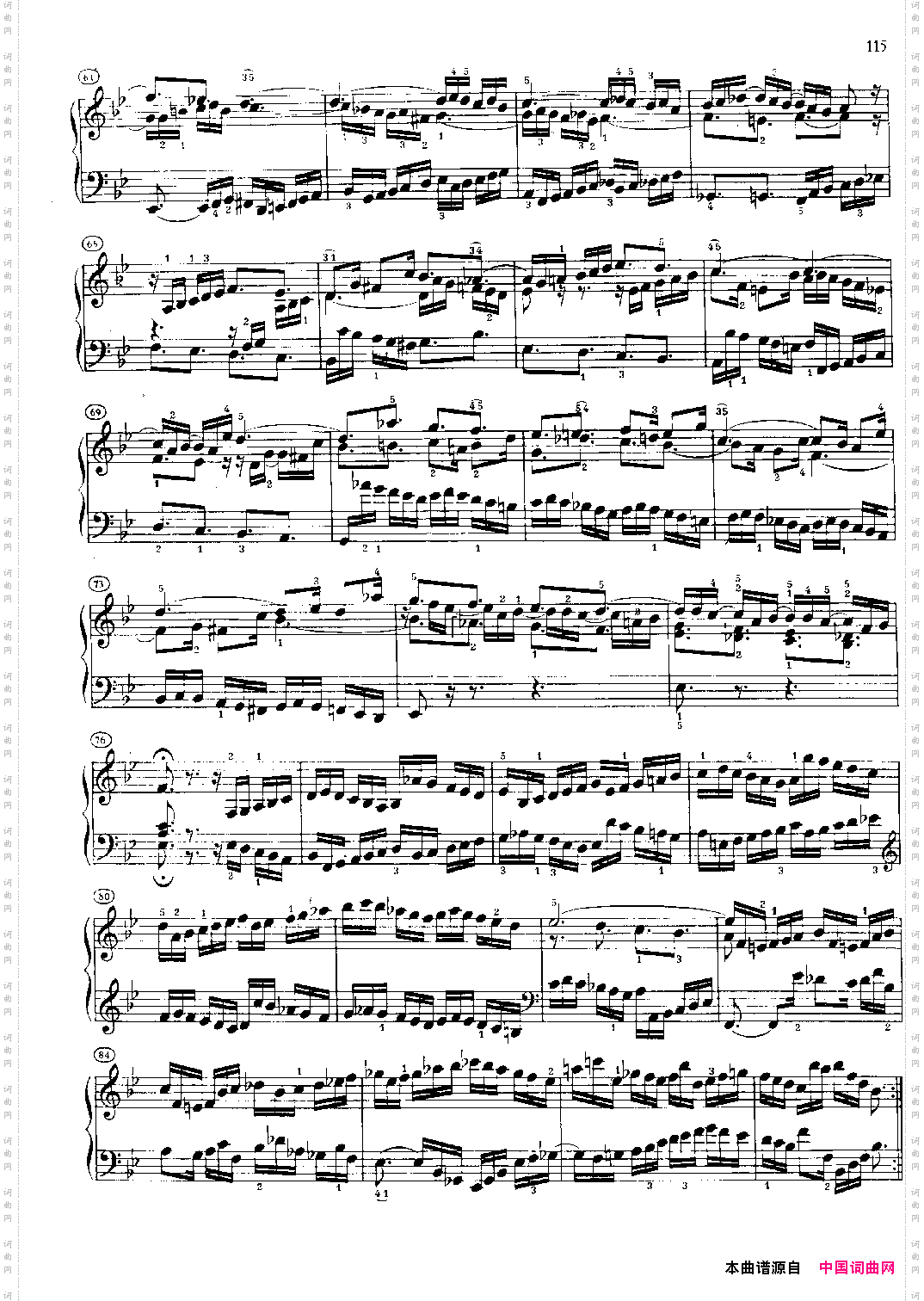 平均律钢琴曲集前奏曲