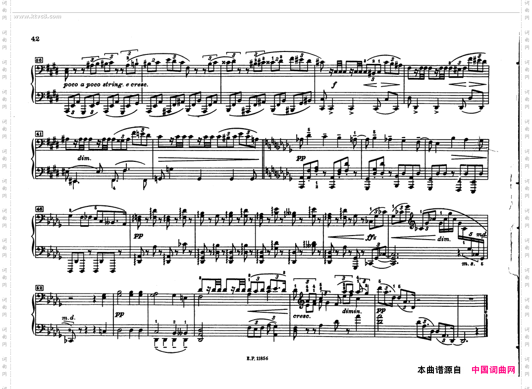 德沃夏克钢琴二重奏曲集-林中寂寂