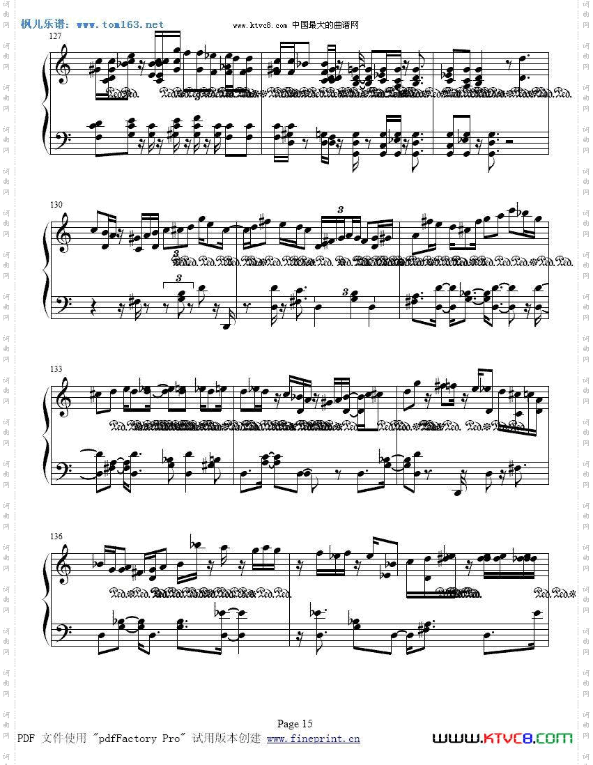 波兰圆舞曲肖邦曲钢琴谱二