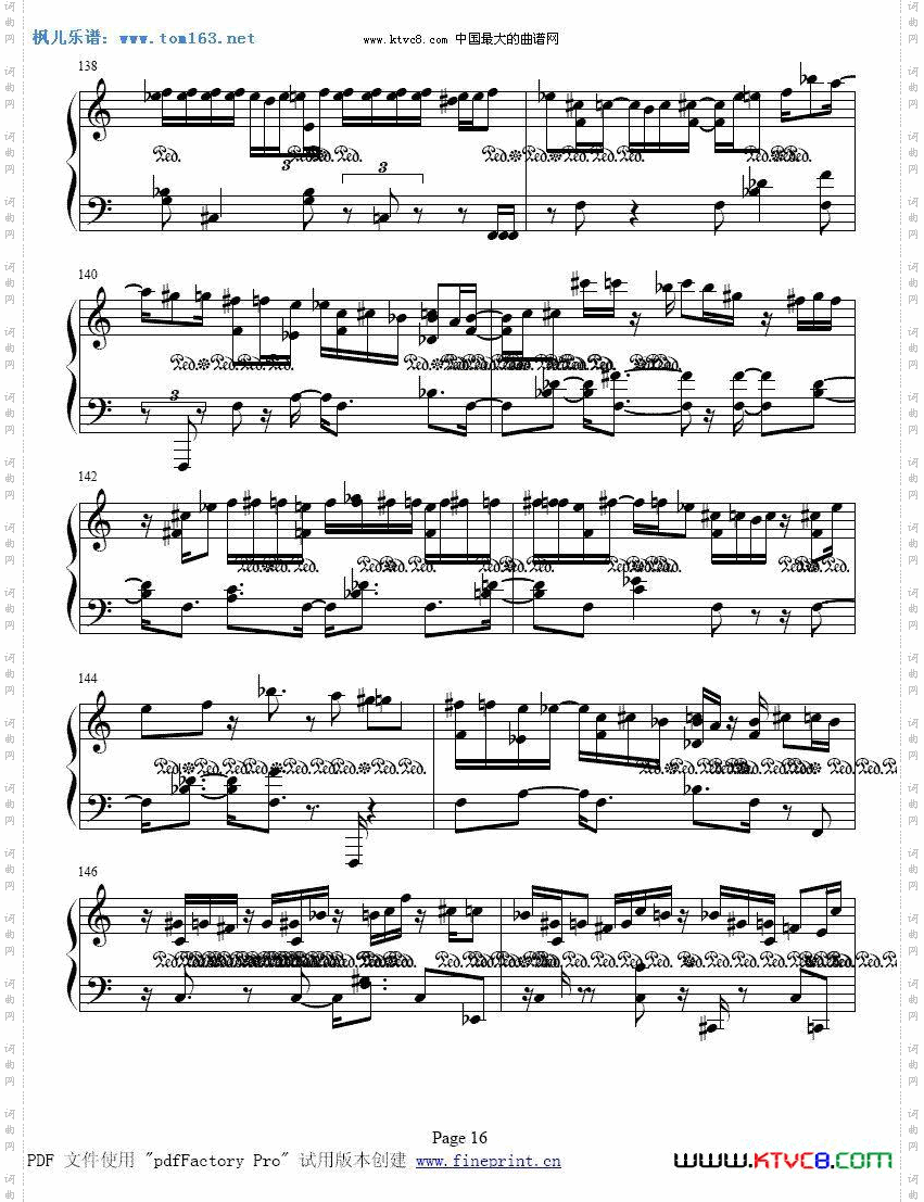 波兰圆舞曲肖邦曲钢琴谱二